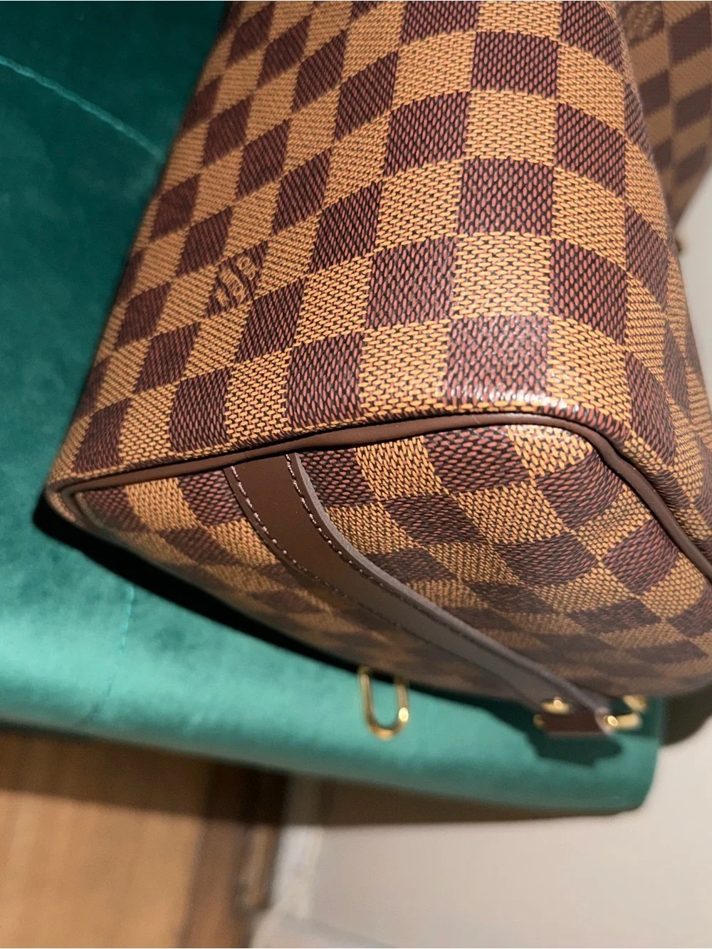 Louis Vuitton Damier Ebene Speedy Bandouliere 25